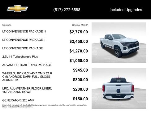 Used 2023 Chevrolet Colorado LT w/ LT Convenience Package III image 15