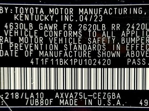 Certified 2023 Toyota Camry XLE w/ Cold Weather Package AWD/4WD image 24