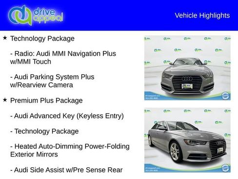 Used 2016 Audi A6 2.0T Premium Plus w/ Premium Plus Package AWD/4WD image 6