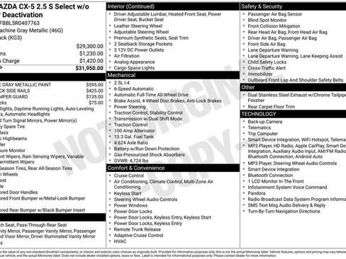 Used 2024 MAZDA CX-5 AWD 2.5 S w/ Select Package image 1