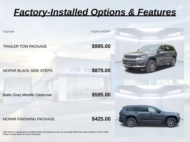 Used 2024 Jeep Grand Cherokee L Limited w/ Trailer Tow Package AWD/4WD image 2