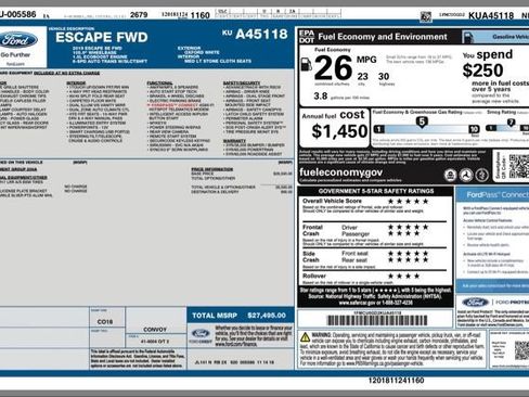 Used 2019 Ford Escape SE image 32