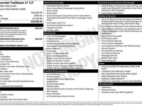 Used 2023 Chevrolet TrailBlazer LT w/ Convenience Package AWD/4WD image 5