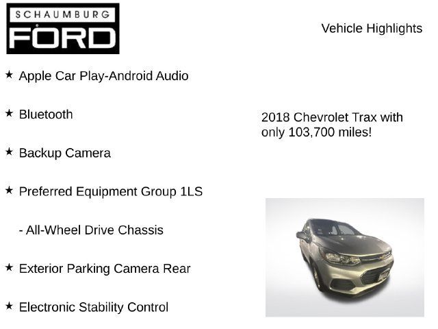 Used 2018 Chevrolet Trax LS AWD/4WD image 7