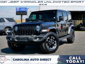 Used 2021 Jeep Wrangler Unlimited Sport w/ Sun And Sound Package AWD/4WD video 1