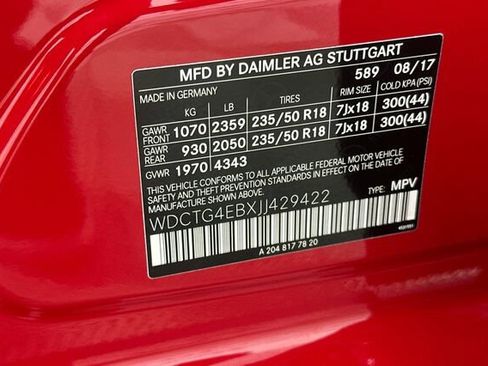 Certified 2018 Mercedes-Benz GLA 250 Red image 39