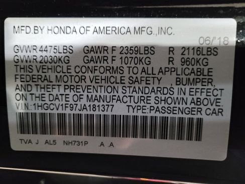 Used 2018 Honda Accord Touring image 33