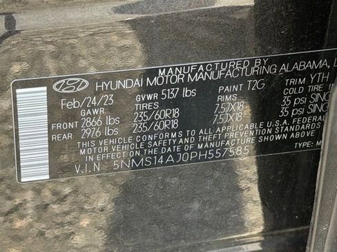 Used 2023 Hyundai Santa Fe SE FWD image 5