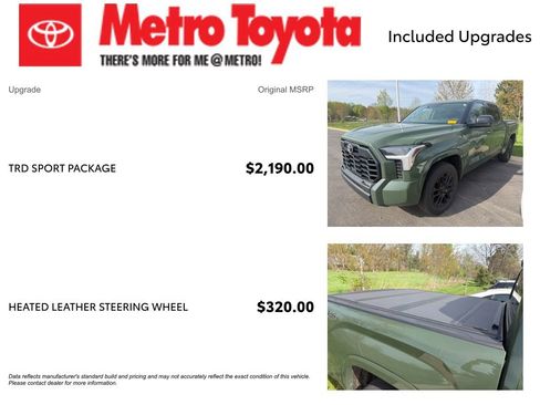 Used 2023 Toyota Tundra SR5 w/ TRD Sport Package AWD/4WD image 4