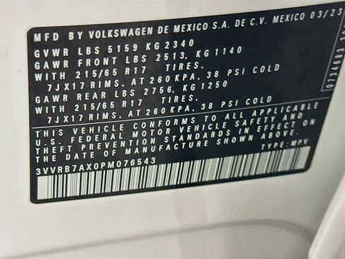Used 2023 Volkswagen Tiguan S FWD image 12