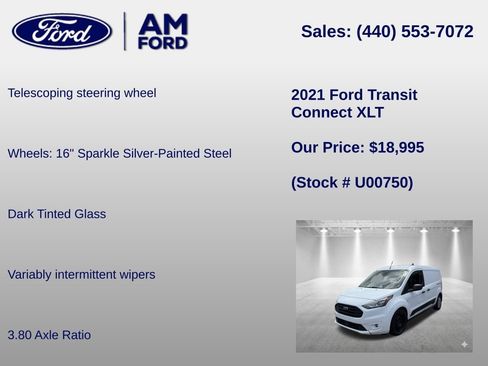Used 2021 Ford Transit Connect XLT FWD image 24