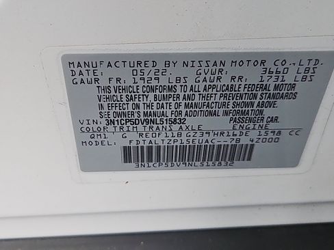 Certified 2022 Nissan Kicks SR w/ Interior Electronics Package image 7