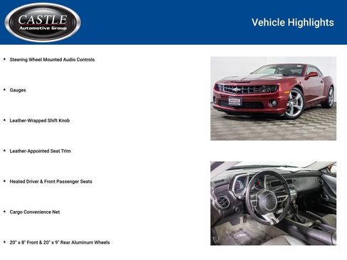 Used 2010 Chevrolet Camaro SS w/ RS Package image 16