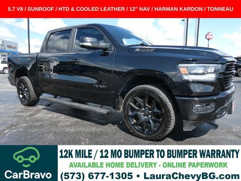 Used 2021 RAM 1500 Sport w/ Leather & Sound Group AWD/4WD image 1