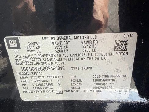 Used 2016 Chevrolet Silverado 2500 LTZ w/ Custom Sport Edition image 16