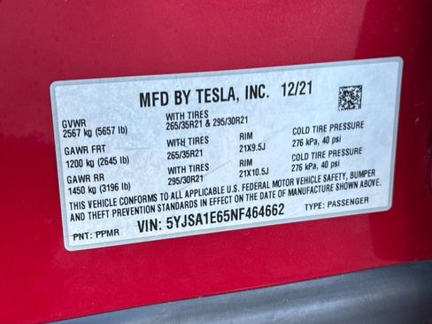 Used 2022 Tesla Model S Plaid image 27