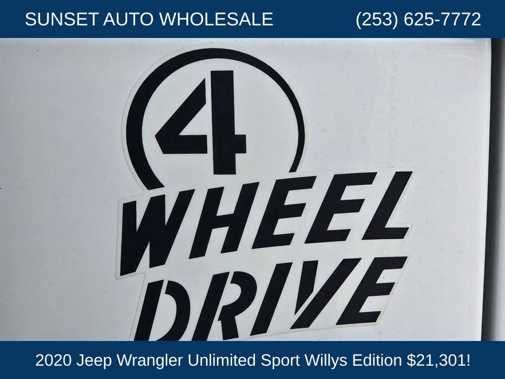 Used 2020 Jeep Wrangler Unlimited Sport AWD/4WD image 31