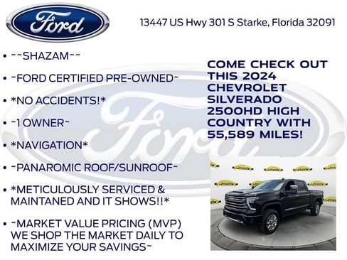 Used 2024 Chevrolet Silverado 2500 High Country w/ Technology Package AWD/4WD image 6