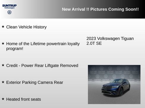 Used 2023 Volkswagen Tiguan SE w/ Panoramic Sunroof Package FWD image 6
