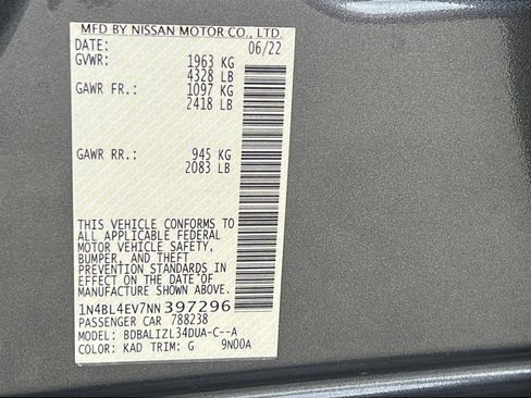 Used 2022 Nissan Altima 2.5 SL FWD image 23