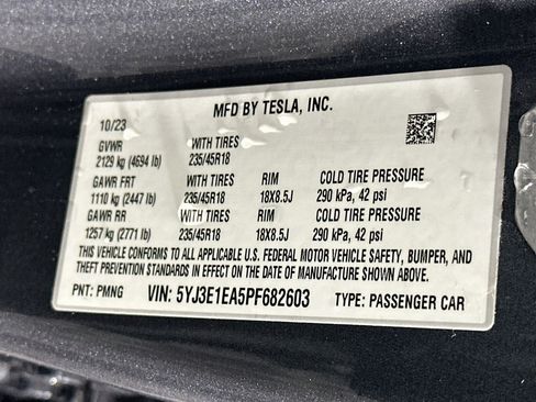 Used 2023 Tesla Model 3 Standard Range RWD image 12