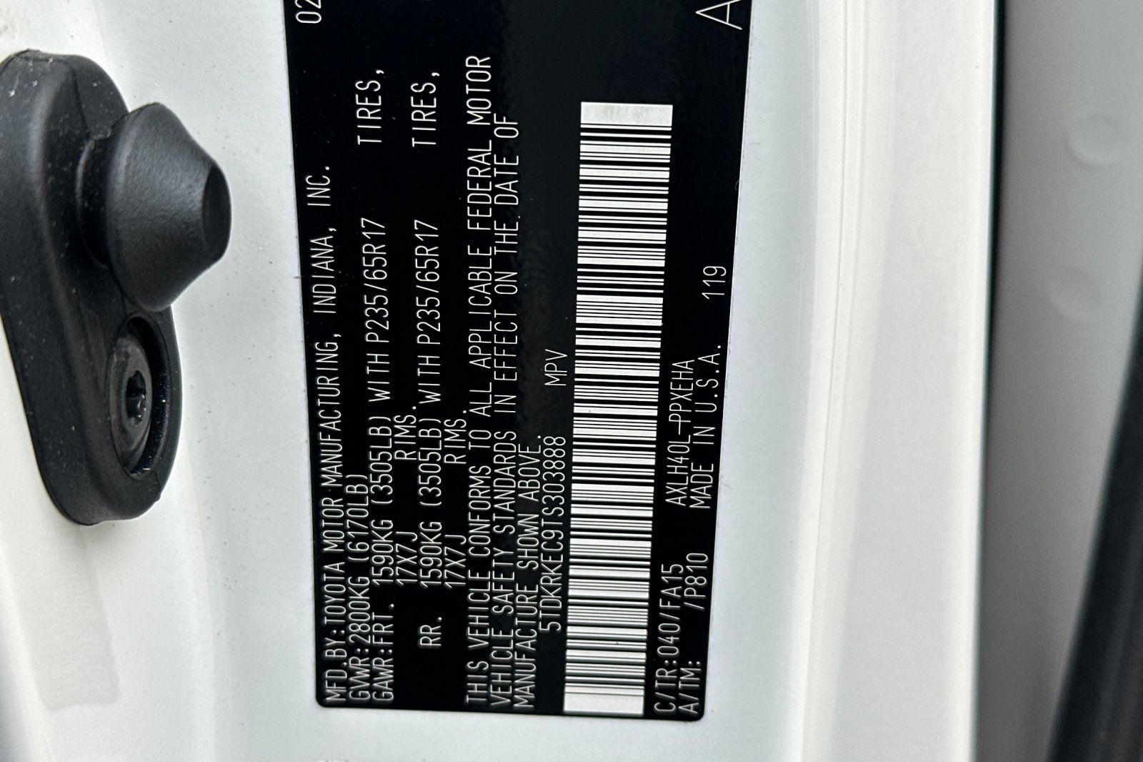 Certified 2026 Toyota Sienna LE FWD image 54