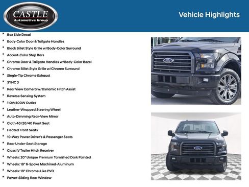 Used 2016 Ford F150 XLT w/ Equipment Group 302A Luxury image 16