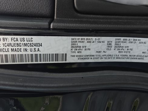 Used 2021 Jeep Grand Cherokee Limited w/ Quick Order Package 28K 80th RWD image 21