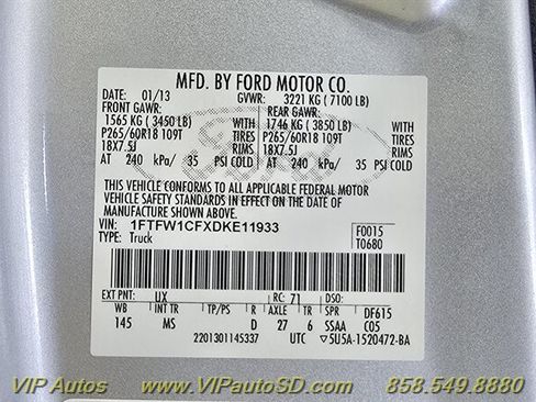 Used 2013 Ford F150 XLT w/ Luxury Equipment Group RWD image 23