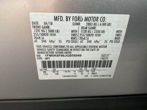 Used 2018 Ford Explorer Limited image 40