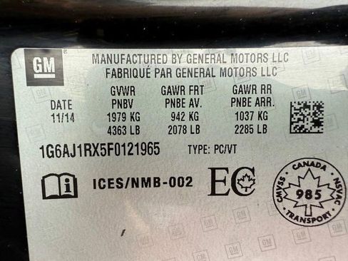 Used 2015 Cadillac ATS Performance image 33