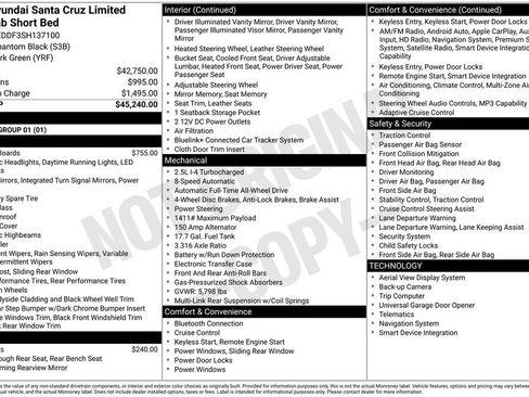 New 2025 Hyundai Santa Cruz Limited image 5