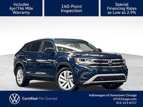 Used 2023 Volkswagen Atlas Cross Sport SE w/ Panoramic Sunroof Package AWD/4WD image 1