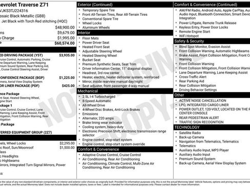 New 2026 Chevrolet Traverse Z71 w/ Enhanced Driving Package image 25