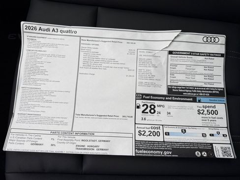 New 2026 Audi A3 2.0T Premium Plus image 33