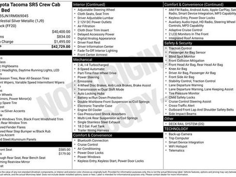 Used 2024 Toyota Tacoma SR5 image 7