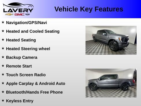 Used 2021 Ford F150 Lariat w/ Equipment Group 502A High AWD/4WD image 2