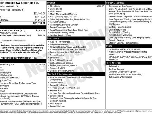 Used 2023 Buick Encore GX Essence w/ Experience Buick Package AWD/4WD image 42