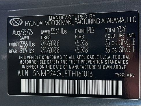 New 2026 Hyundai Santa Fe SEL image 23