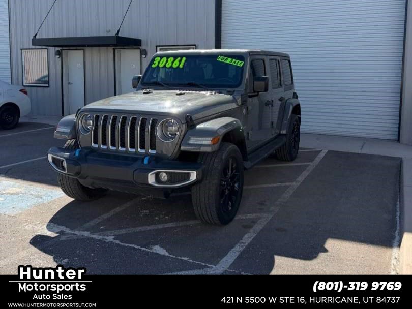 Used 2023 Jeep Wrangler Unlimited Sahara w/ Cold Weather Group AWD/4WD image 1