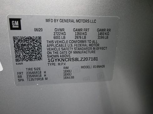 Used 2020 Cadillac XT5 Premium Luxury FWD image 9