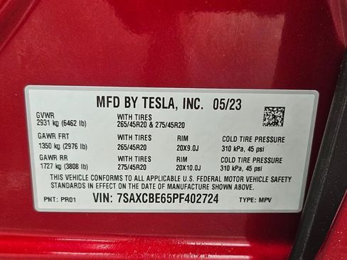 Used 2023 Tesla Model X Plaid AWD/4WD image 33