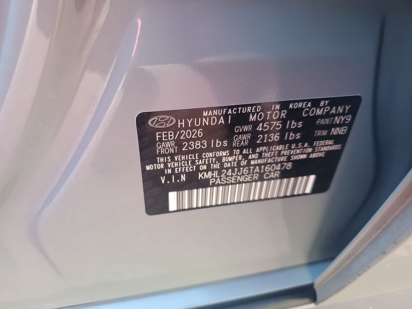 Used 2026 Hyundai Sonata Blue FWD image 27