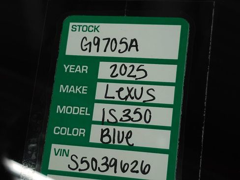 Used 2025 Lexus IS 350 F Sport w/ Navigation Package AWD/4WD image 32