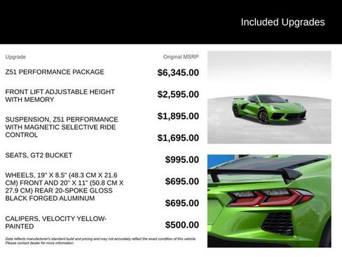 New 2026 Chevrolet Corvette Stingray Preferred Cpe w/ Z51 Performance Package image 5