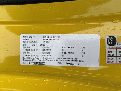 Used 2007 Chevrolet Corvette Z06 w/ Preferred Equipment Group RWD image 26