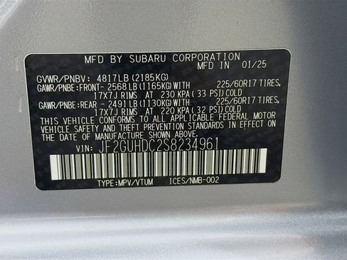 Used 2025 Subaru Crosstrek 2.0i Premium image 32