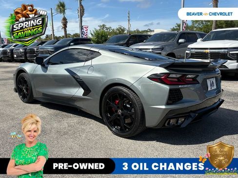 Used 2023 Chevrolet Corvette Stingray Premium Cpe w/ Engine Appearance Package RWD image 5