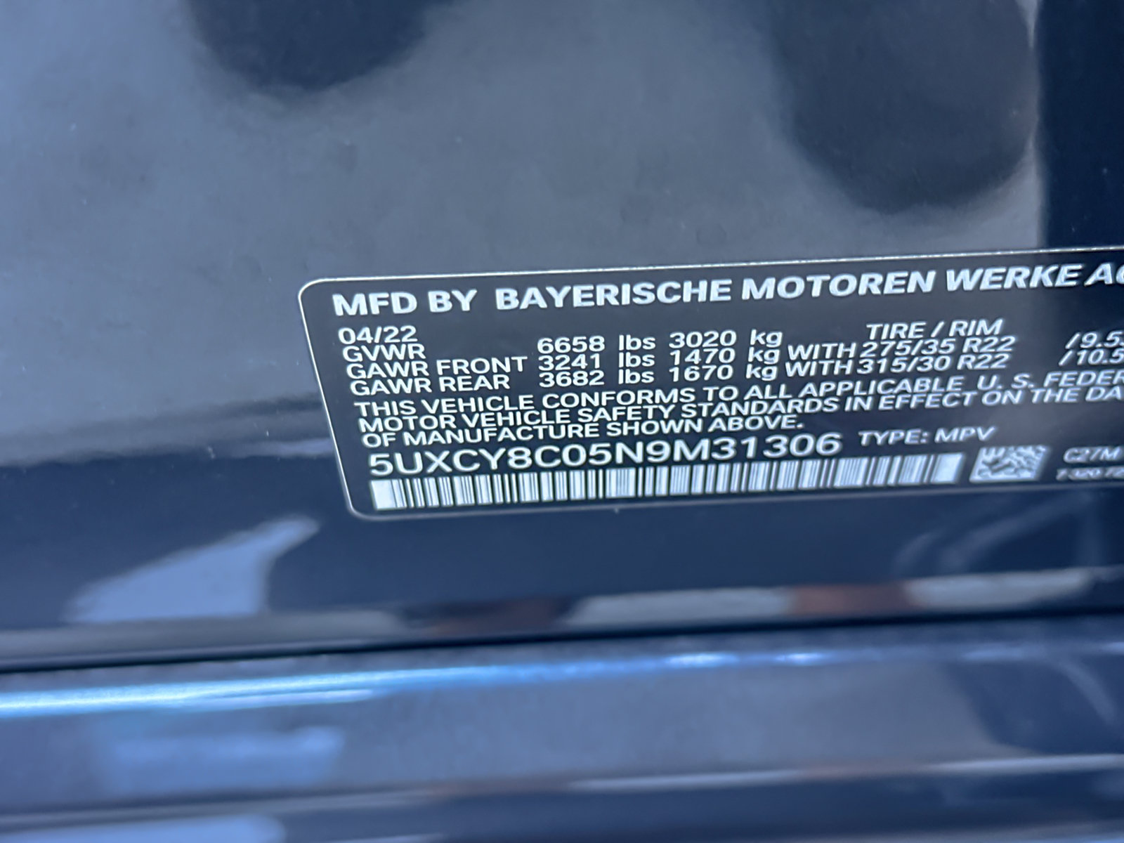 Used 2022 BMW X6 M50i w/ Premium Package AWD/4WD image 37
