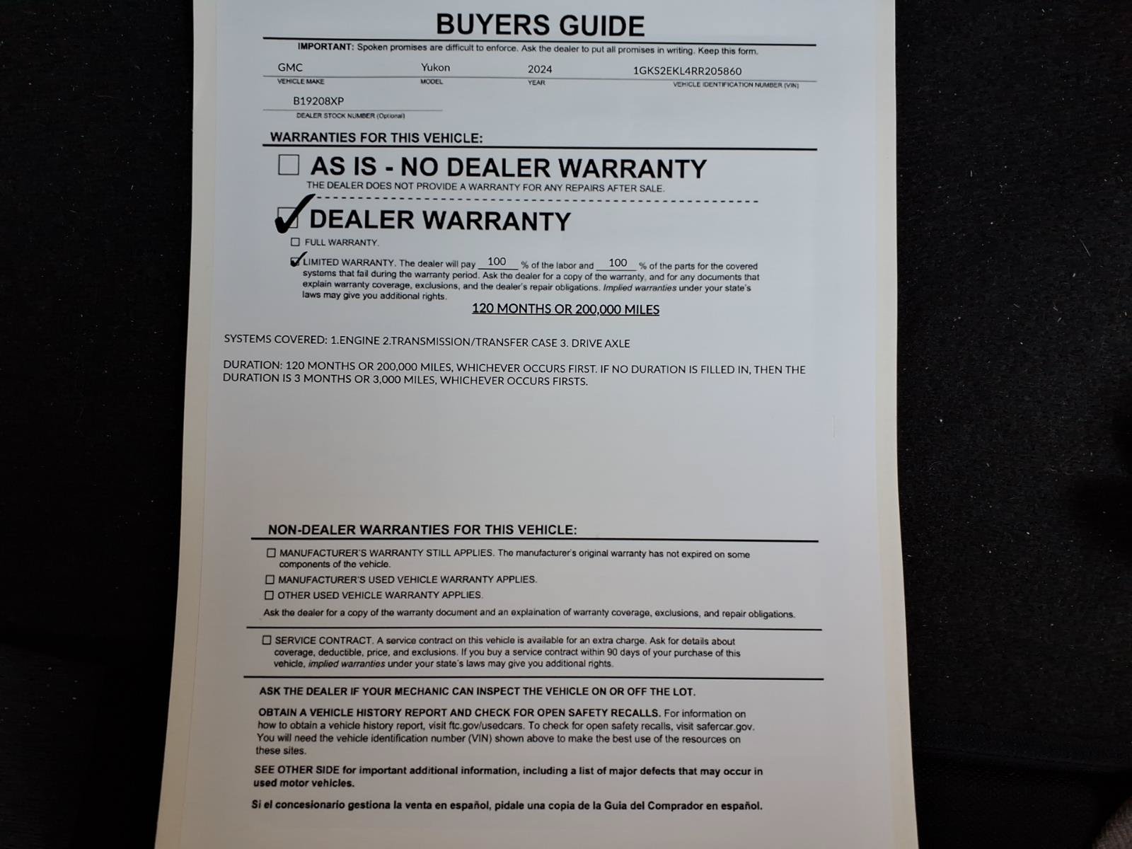 Used 2024 GMC Yukon Denali Ultimate AWD/4WD image 45